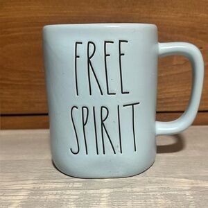 Rae Dunn Free Spirit Blue Mug